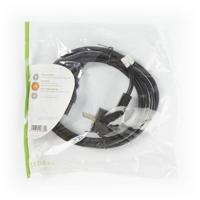 Voedingskabel | Schuko-stekker haaks - IEC-320-C19 | 2,0 m | Zwart - thumbnail