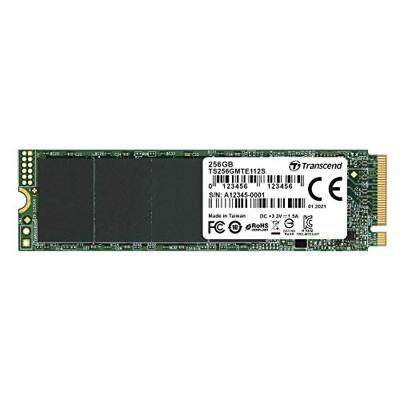 Transcend 112S 256 GB NVMe/PCIe M.2 SSD 2280 harde schijf PCIe NVMe 3.0 x4 Retail TS256GMTE112S