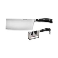 Wusthof Koksmes en slijperset Classic Ikon 2-delig - thumbnail