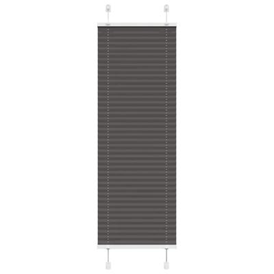 VidaXL Plissé rolgordijn 45x150 cm stofbreedte 44,4 cm polyester zwart VidaXL Plissé rolgordijn 45x150 cm stofbreedte 44,4 cm polyester zwart