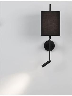 Lyora WandlampYama zwart - 9180512