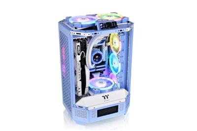 Thermaltake The Tower 300 Hydrangea Blue Micro-tower PC-behuizing Blauw