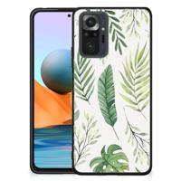 Xiaomi Redmi Note 10 Pro Bloemen Hoesje Leaves - thumbnail