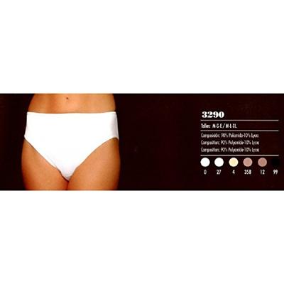3290 heup slip dames microfiber dames onderbroek - Badstof kruisje