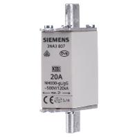 Siemens 3NA3807 Zekeringsinzetstuk Afmeting zekering : 0 20 A 500 V 3 stuk(s) - thumbnail