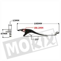 Hevel rem China Retro chroom rechts - thumbnail