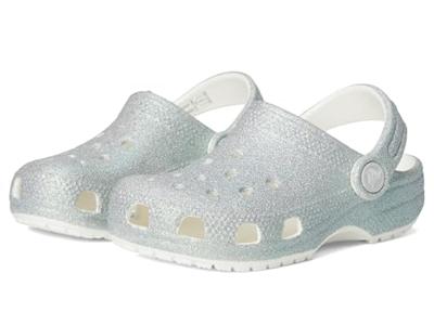 Baby Crocs Classic Iridescent Glitte wit