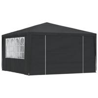 VidaXL Partytent met zijwanden professioneel 90 g/m² 4x4 m groen - thumbnail