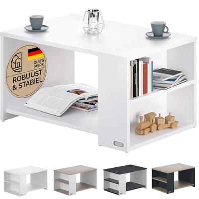 Salontafel Santa Cruz Wit 90x60x50cm