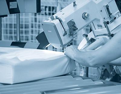 CANDIDE Ecru 2-delige opvouwbare matras - 60x120 cm