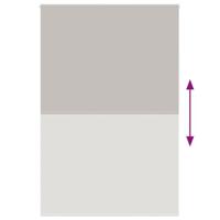 Doucherolgordijn 150x240 cm stofbreedte 146 cm - thumbnail