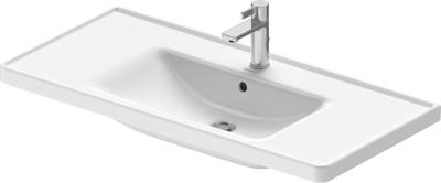 Wastafel Duravit D-Neo Met Overloop Kraanvlak 1 Kraangat 100.5 cm Hoogglans Wit Duravit Wastafel Duravit D-Neo Met Overloop Kraanvlak 1 Kraangat 100.5 cm Hoogglans Wit Duravit