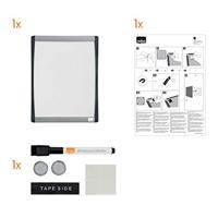 Whiteboard Nobo 28x21.5cm gewelfd - thumbnail