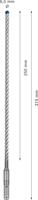 Bosch Accessories EXPERT SDS plus-7X 2608900081 Wolfraamcarbide Hamerboor 1 stuks 6.50 mm Gezamenlijke lengte 315 mm SDS-Plus 1 stuk(s) - thumbnail