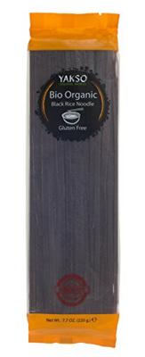 Yakso Rice noodle zwart bio 220 Gram Yakso Rice noodle zwart bio 220 Gram