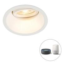 QAZQA Smart inbouwspot wit incl. WiFi GU10 verstelbaar - Alloy - thumbnail