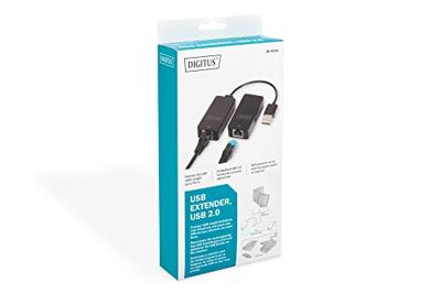 Digitus USB 2.0, Computer, Muis, Netwerk, Laptop, Toetsenbord/muis Adapter [1x USB 2.0 bus A, USB-A 2.0 stekker - 2x RJ45-bus, RJ45-bus 8p8c] DA-70141 20.00 cm