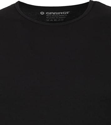 Garage Mens Stretch Body Fit Longsleeve Black (0208)
