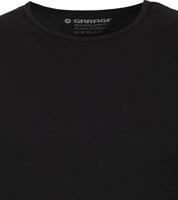 Garage Mens Stretch Body Fit Longsleeve Black (0208) - thumbnail