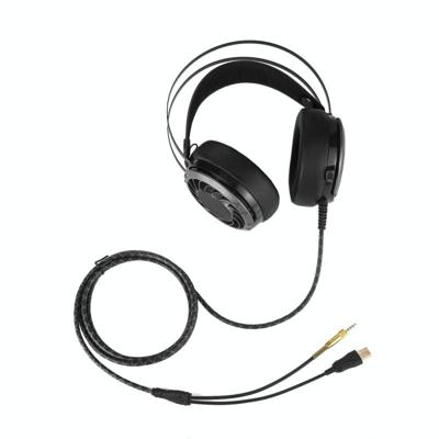 Combatwing M160 3.5mm Wired hoofdtelefoon Stereo Gaming Bass hoofdtelefoon Easy met LED-verlichting voor PC Laptops Computers PS4 iPhone iPad i