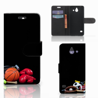 Huawei Ascend Y550 Wallet Case met Pasjes Sports - thumbnail