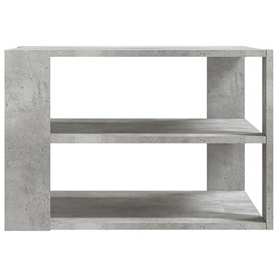 Salontafel 59,5x59,5x40 cm bewerkt hout betongrijs