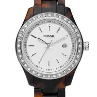 Horlogeband Fossil ES2680 Kunststof/Plastic Bruin 14mm - thumbnail