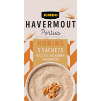 Jumbo Havermout Porties Honing 5 x 27 g - thumbnail