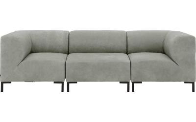 Goossens Excellent Bank Marshall groen, leer, 1,5-zits, urban industrieel