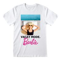 T-Shirt met Korte Mouwen Barbie Vacay Mode Wit Unisex - Maat: XL - thumbnail