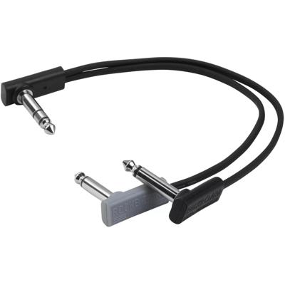 RockBoard Flat Patch Y-Splitter kabel haaks 20 cm