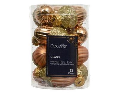 Eikel glas d3h4 cm brandy 12 st Decoris - Decoris Eikel glas d3h4 cm brandy 12 st Decoris - Decoris