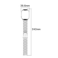 Stalen schakelband met case - Zilver - Xiaomi Redmi Watch 3 - thumbnail