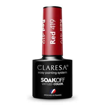 Claresa uv/led gellak 5ml red 419 warm feelings
