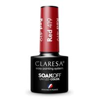 Claresa uv/led gellak 5ml red 419 warm feelings - thumbnail