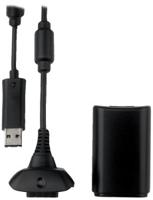Microsoft Play and Charge Kit (Zwart) - thumbnail