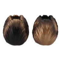 Daan Kromhout Vaas toulon zwart/goud 10 cm 2 assorti | 12 stuks - thumbnail