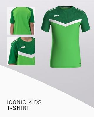 JAKO 6124K T-Shirt Iconic Kids - Zachtgroen/Sportgreen - 152