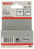 Bosch Accessoires Niet met platte draad type 51 10 x 1 x 14 mm 1000st - 2609200203 - thumbnail
