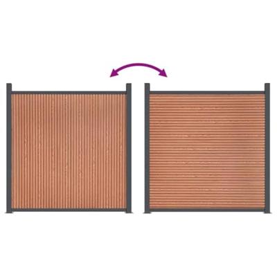 Schuttingpaneel 353x186 cm HKC bruin