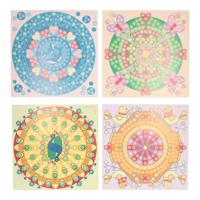 Playmais mosaic kaarten versieren trendy mandala - thumbnail