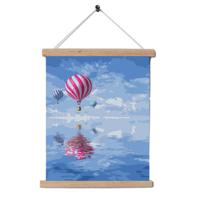 XXL Schilderij op nummers - Luchtballon - thumbnail