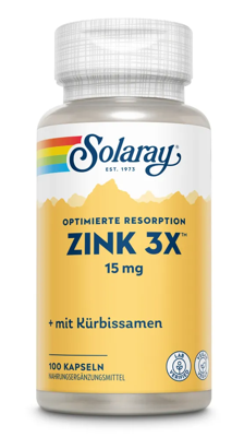 Solaray Zink 3-voudig 15mg Capsules Solaray Zink 3-voudig 15mg Capsules