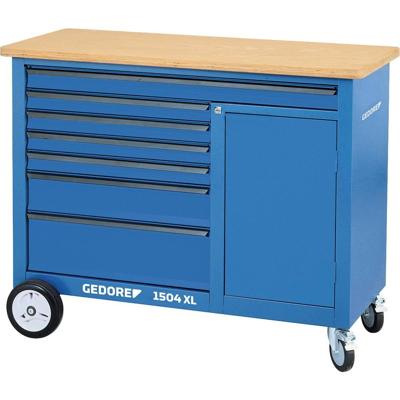 Gedore 1988468 Verrijdbare werkbank (l x b x h) 1200 x 1250 x 985 mm Blauw