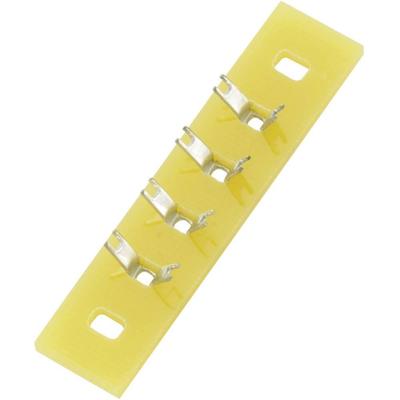 TRU COMPONENTS Soldeerlijst Enkele rij Totaal aantal polen 4 Epoxide (l x b x h) 36 x 9 x 1.5 mm 1 stuk(s)