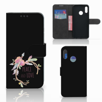 Honor 10 Lite Leuk Hoesje Boho Text - thumbnail