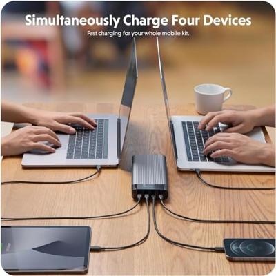 Hyper HyperJuice 4-port powerbank (27.000 mAh/245W) - Space Gray - thumbnail