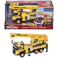 Majorette volvo vrachtwagen met kraan - thumbnail
