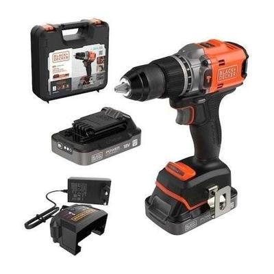 Black & Decker BLD682XN-XJ Accu-schroefboormachine 18 V Li-ion Zonder accu, Zonder lader, Incl. koffer