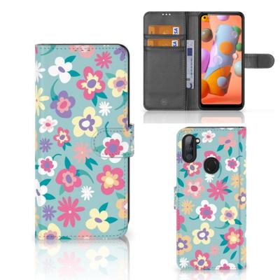Samsung Galaxy M11 | A11 Hoesje Flower Power Samsung Galaxy M11 | A11 Hoesje Flower Power